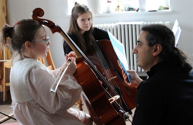 Hauskonzert Duett Vorbereitung