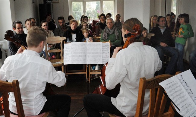 Hauskonzert Duett Puplikum