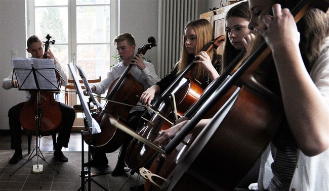 Hauskonzert Cellisten